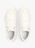 Μπεζ Δερμάτινα Sneakers Με Μονόγραμμα TH  Γυναίκες