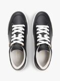 Μαύρο Δερμάτινα Sneakers Με Μονόγραμμα TH  Γυναίκες