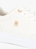 Άσπρο Δερμάτινα Sneakers Με Μονόγραμμα TH  Γυναίκες