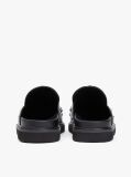 Black TH Monogram Stud Embellished Leather Mules  Women