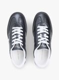 Black TH Monogram Metallic Trainers With Leather  Women
