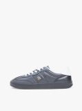 Black TH Monogram Metallic Trainers With Leather  Women