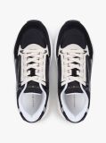 Μαύρο Σουέτ Chunky Δετά Sneakers  Γυναίκες