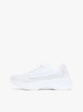White Suede Chunky Lace-Up Trainers  Women