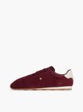 Red Suede TH Monogram Low Profile Trainers  Women