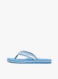 Blue Webbing Strap Signature Flip-Flops  Women