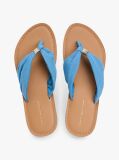Blue TH Monogram Plaque Hemp Flip-Flops  Women