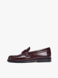 Red Patent Leather Cushioned Loafers  Women