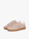 Pink TH Monogram Suede Court Trainers  Women
