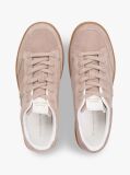 Pink TH Monogram Suede Court Trainers  Women