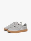 Grey TH Monogram Suede Court Trainers  Women