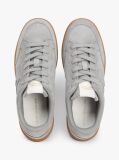 Grey TH Monogram Suede Court Trainers  Women