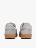 Grey TH Monogram Suede Court Trainers  Women