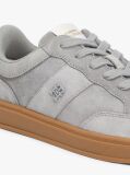 Grey TH Monogram Suede Court Trainers  Women