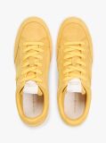 Yellow TH Monogram Suede Court Trainers  Women