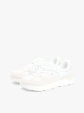 White Tonal TH Monogram Mixed Texture Trainers  Women