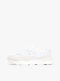 White Tonal TH Monogram Mixed Texture Trainers  Women