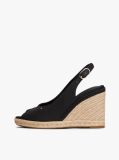 Μαύρο Εσπαντρίγιες Με Πλατφόρμα Και Slingback  Γυναίκες