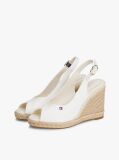 Άσπρο Εσπαντρίγιες Με Πλατφόρμα Και Slingback  Γυναίκες