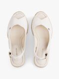 Άσπρο Εσπαντρίγιες Με Πλατφόρμα Και Slingback  Γυναίκες
