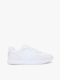 Άσπρο Δερμάτινα Sneakers Με Λογότυπο  Γυναίκες