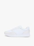 Άσπρο Δερμάτινα Sneakers Με Λογότυπο  Γυναίκες