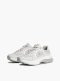Grey TH Monogram Leather Chunky Sneakers  Women