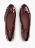 Red Patent Leather Padlock Charm Ballerinas  Women