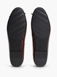 Red Patent Leather Padlock Charm Ballerinas  Women