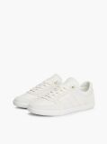 Μπεζ Δερμάτινα Sneakers Με Μίξη Υφών  Γυναίκες