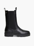 Μαύρο Δερμάτινα Μποτάκια Chelsea  Γυναίκες