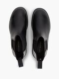 Black Outdoor Leather Chelsea Boots  Women