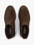 Brown Suede Enamel Flag Chelsea Boots  Women