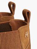 Brown Suede Western Chelsea Boots  Women