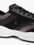 Μαύρο Σουέτ Sneakers Με Μονόγραμμα TH  Γυναίκες