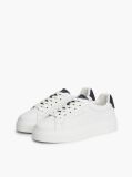 Μπεζ TH Monogram Δερμάτινα Sneakers Σε Στιλ Πλατφόρμας  Γυναίκες