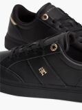 Μαύρο Δερμάτινα Sneakers Με Ανάγλυφο Φινίρισμα  Γυναίκες