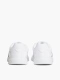 Άσπρο Δερμάτινα Sneakers Με Global Ριγέ Λεπτομέρεια  Γυναίκες
