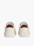 Beige TH Monogram Leather Cupsole Sneakers  Women