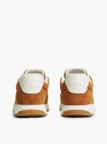 Brown TH Monogram Plaque Suede Sneakers  Women