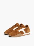 Καφέ Σουέτ Sneakers Με Χαμηλό Κόψιμο  Γυναίκες