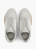 Grey Suede Vintage Low Profile Sneakers  Women