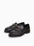 Μαύρο Δερμάτινα Loafers  Γυναίκες