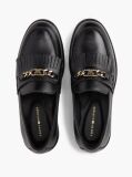 Μαύρο Δερμάτινα Loafers  Γυναίκες