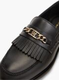 Μαύρο Δερμάτινα Loafers  Γυναίκες