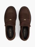 Καφέ TH Monogram Σουέτ Μποτάκια Σε Στιλ Loafer   Γυναίκες