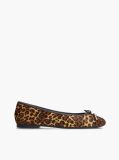 Multi Cheetah Print Charm Leather Ballerinas  Women