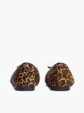 Multi Cheetah Print Charm Leather Ballerinas  Women