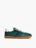 Πράσινο Δερμάτινα Sneakers Με Ανάγλυφο Σχέδιο TH Monogram   Γυναίκες