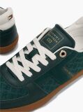 Πράσινο Δερμάτινα Sneakers Με Ανάγλυφο Σχέδιο TH Monogram   Γυναίκες